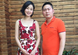 广州优贝娱乐与明星合影